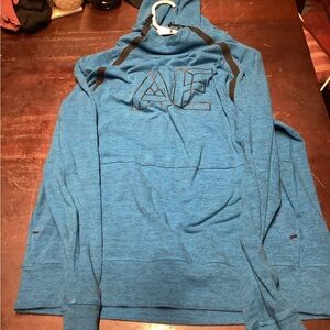 American Eagle Outfitters Teal Men's Hoodie